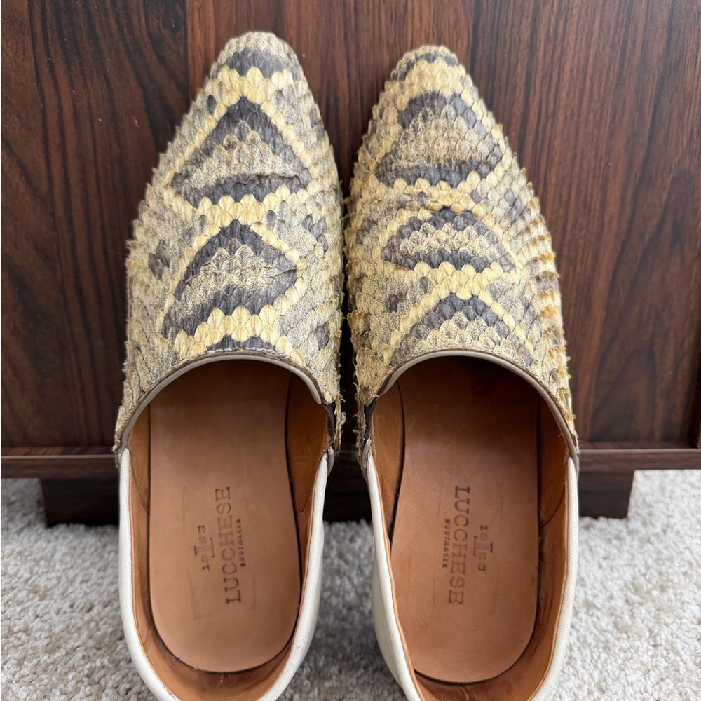 Lucchese Women’s Snakeskin and leather shoes